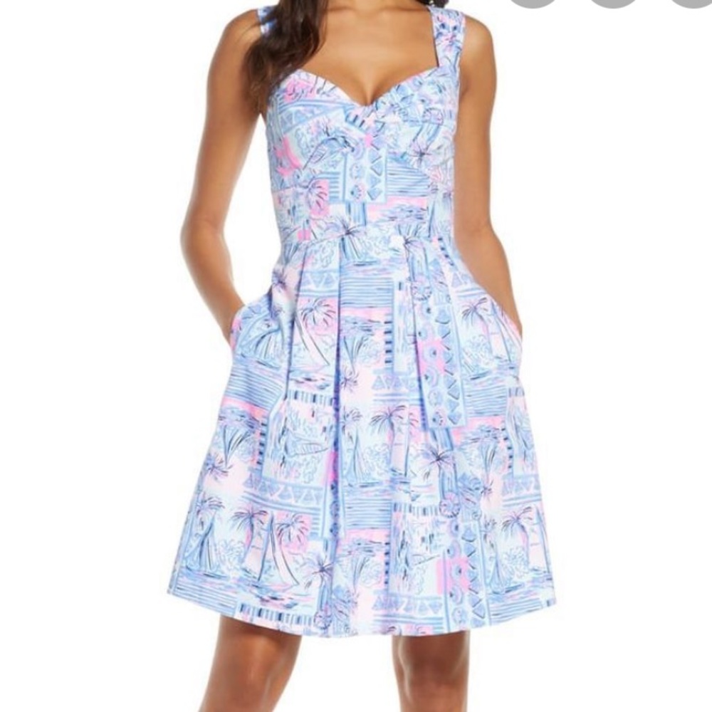 Lilly Pulitzer Cyndi Dress in Yeah Buoy W/ Pockets